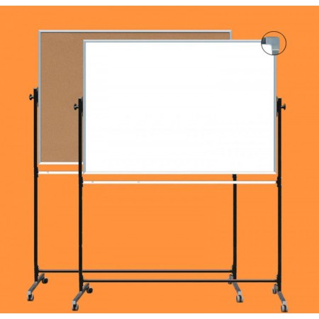 Tablica obrotowa jezdna biała korek 100x120 cm