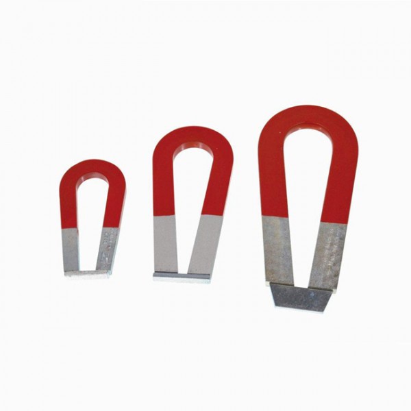 Magnesy podkowiaste stal chromowana 6 mm 3 sztuki