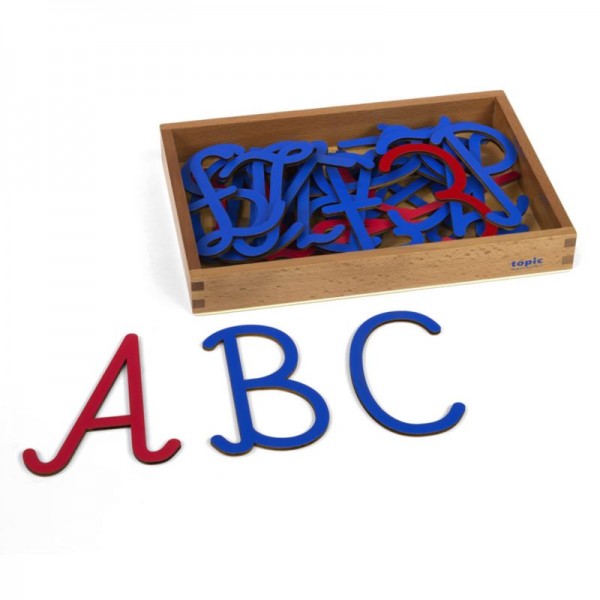 Duży ruchomy alfabet, wielkie litery plastikowe