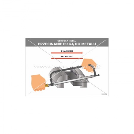 Przecinanie piłką do metalu PLANSZA