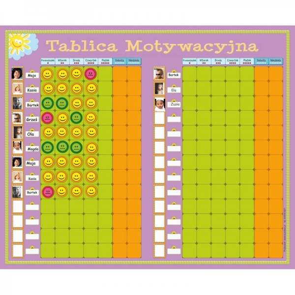 MAGNETYCZNA TABLICA MOTYWACYJNA