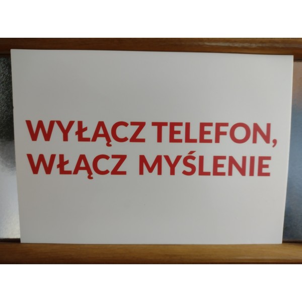 TABLICZKA NA DRZWI PCV A3 GRUBOŚC 3 MM