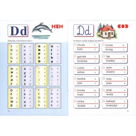 PUS ABC 1  rozpoznawanie i rozróżnianie liter A - L