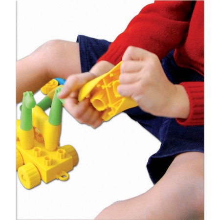 Klocki SOFT - zwierzątka, 40 elementów