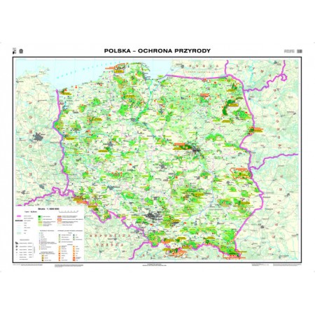 Polska  ochrona przyrody/mapa do ćwiczeń