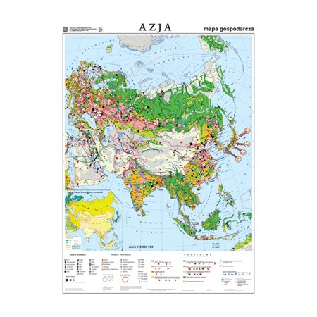 Azja mapa gospodarcza