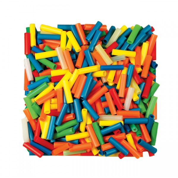 Koraliki rurki - 218 sztuk