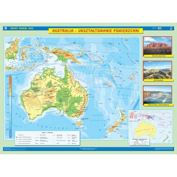 Australia. Ukształtowanie powierzchni/Krajobrazy