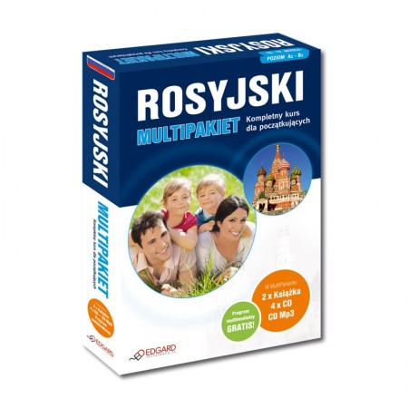 Rosyjski MultiPakiet 2 x Książka + 4 x CD Audio + MP3 z programem multimedialnym