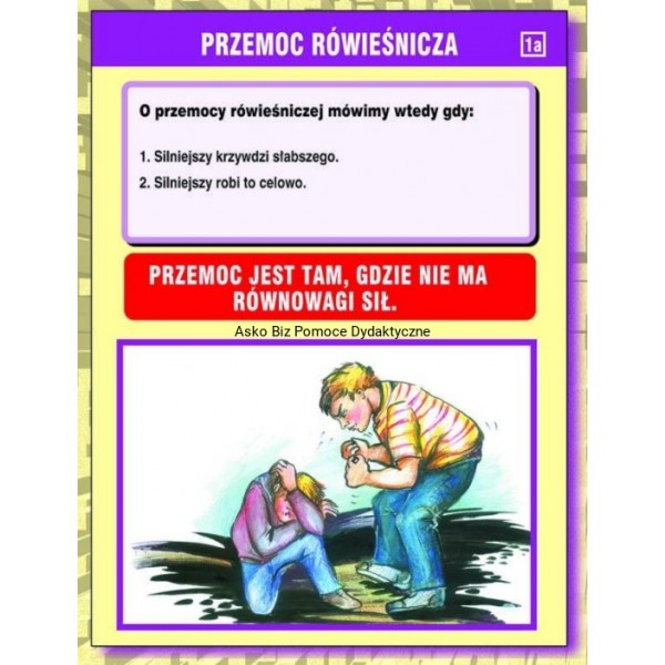 Przemoc wśród dzieci i młodzieży 12 plansz