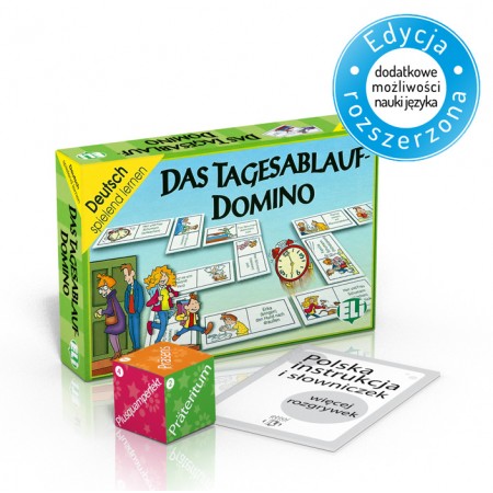 Gra językowa Das Tagesablauf-Domino