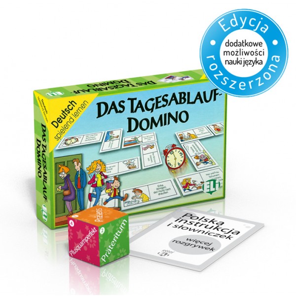 Gra językowa Das Tagesablauf-Domino