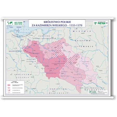 Królestwo Polskie za K.Wielkiego 1333-70 / Wielkie Księstwo Litewskie 1240 - 1430