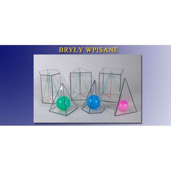 Bryły wpisane 6 szt
