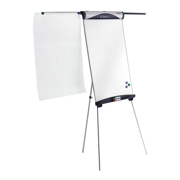 Flipchart z rozkładanymi ramionami