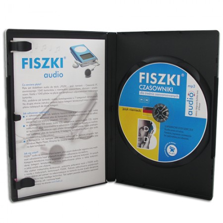 FISZKI audio (płyta CD mp3) język niemiecki  Czasowniki dla średnio zaawansowanych