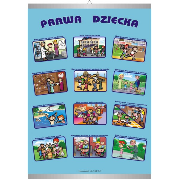 Plansza ścienna Prawa dziecka