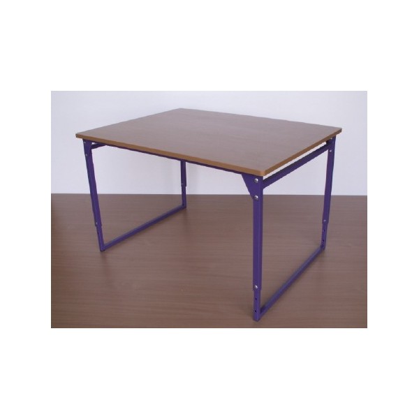 Stolik świetlicowy z regulowaną wysokością 80x80 cm blat