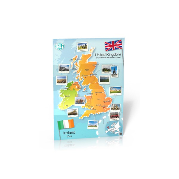 British Isles Map Poster
