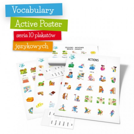 Vocabulary Active Posters 10 plakatów z zawieszkami