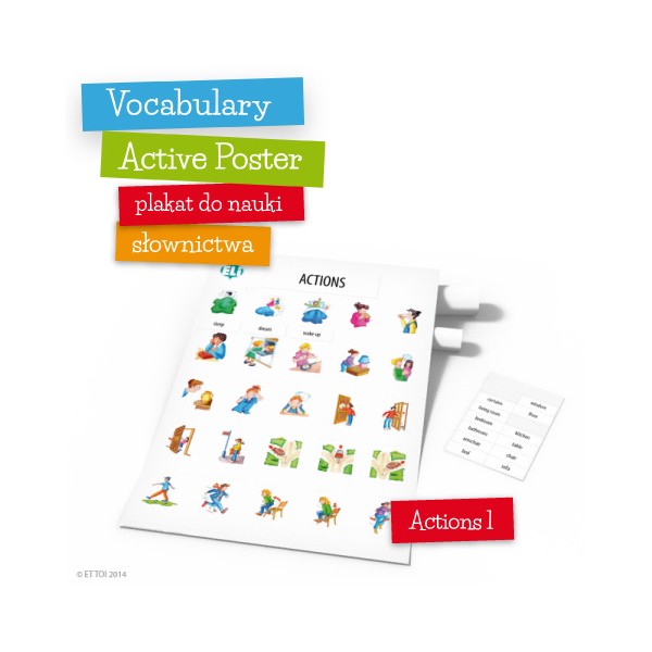 Vocabulary Active Poster Actions 1 z zawieszką