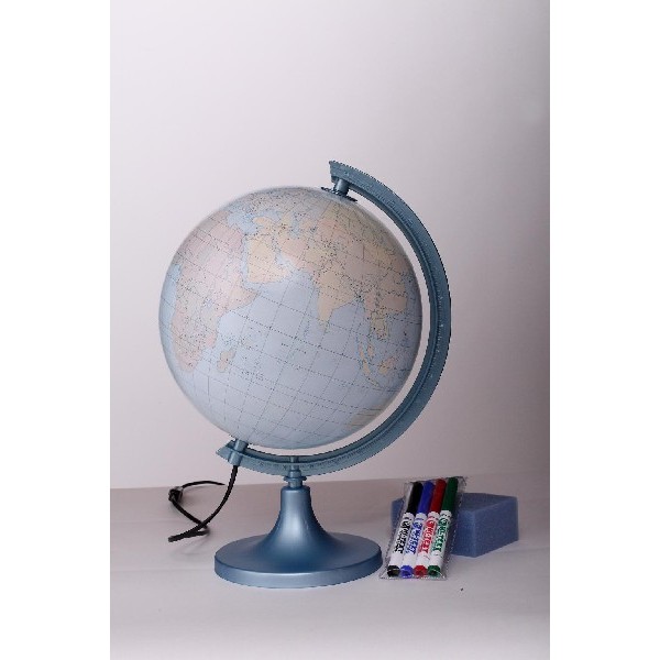 Globus 250 konturowy podświetlany z objaśnieniem